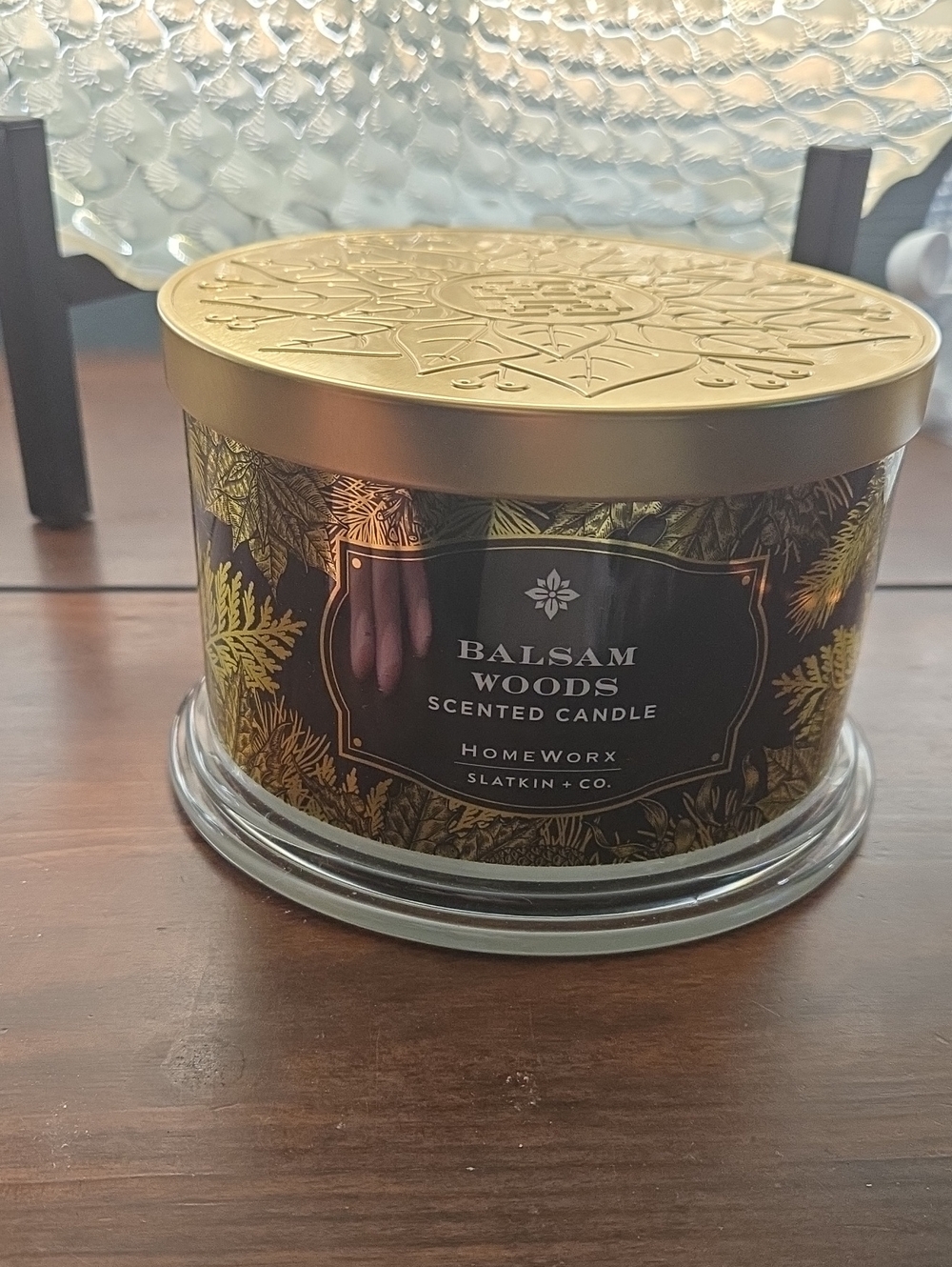 HomeWorx Balsam Woods Scented Candle